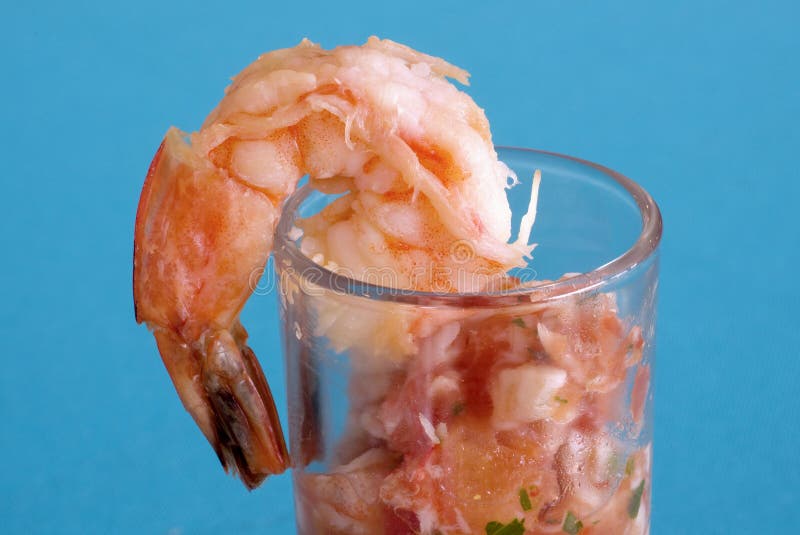 Garnalen &amp; Salsa Schutter 2 royalty-vrije stock afbeelding