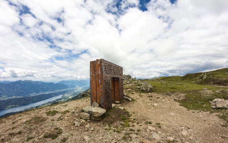 Garnet s Gate On Top Of Alp Millstatt Valley View