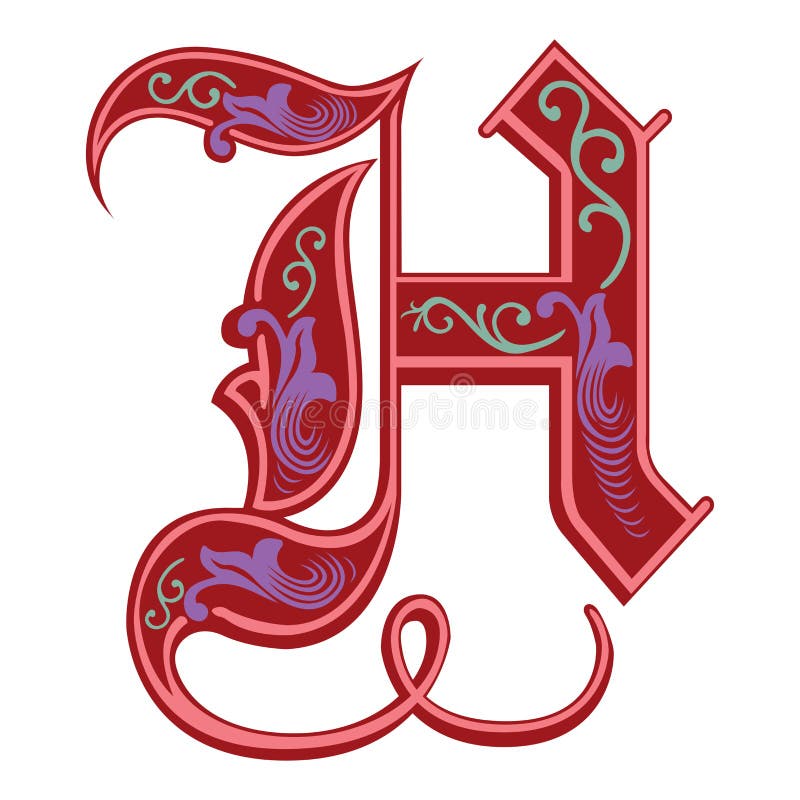 old english font letter h old english font letter h