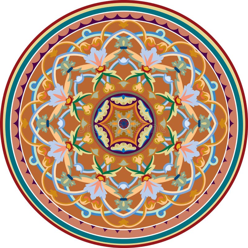 Garnished pattern royalty free illustration