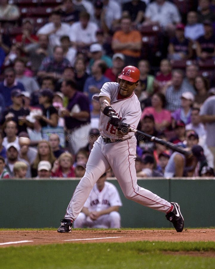 Garrett Anderson redactionele foto. Image of buiten, kleur 73477306