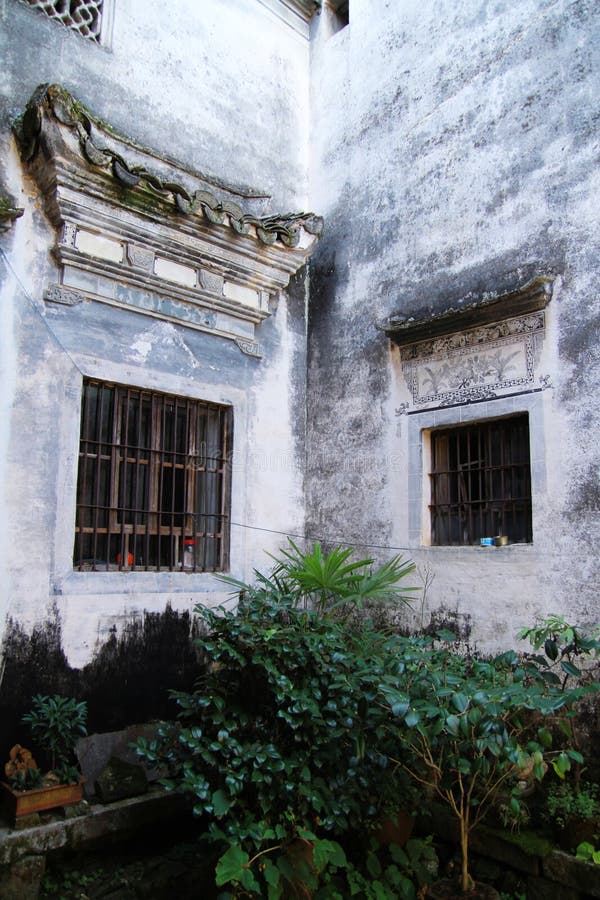 Garten Des Hauses In Anhui, China Stockbild Bild von