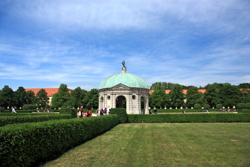 Garten in München stockfoto Garten in München stockfoto