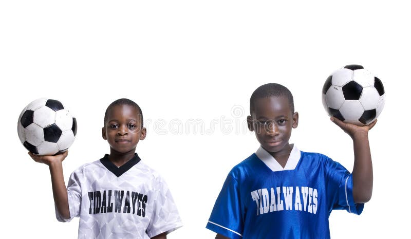 Garçon du football image stock Garçon du football image stock