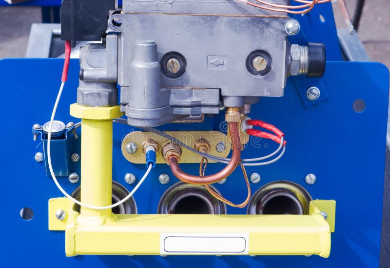 Gas boiler stock photos