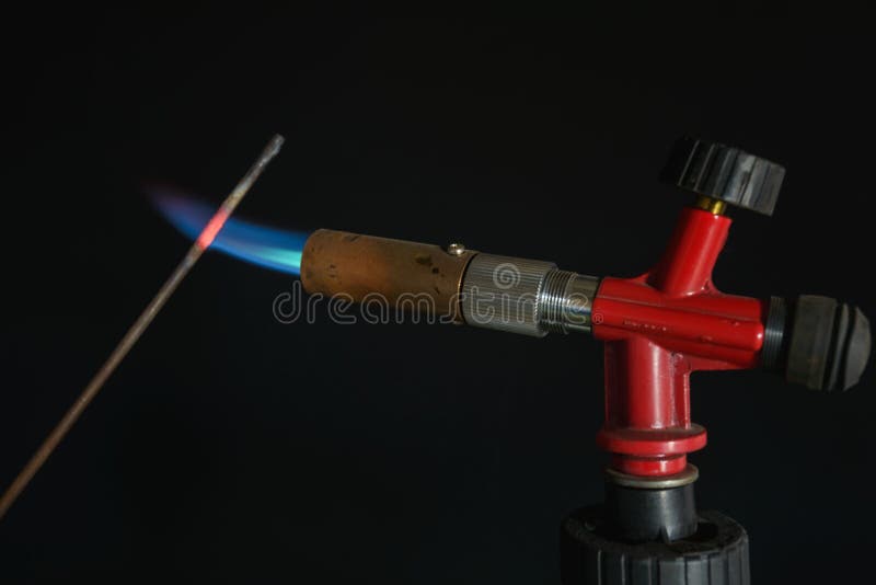 Gas burner stock photo. Image of flaming, blowtorch, blowlamp 51192348