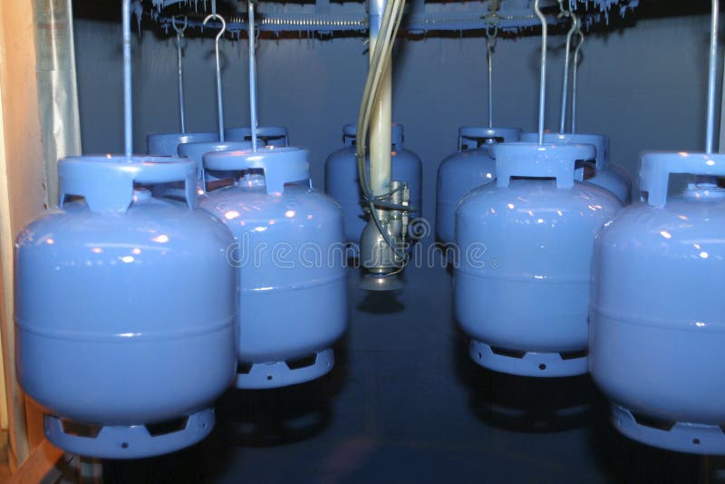 Gas cylindre stockbild Gas cylindre stockbild