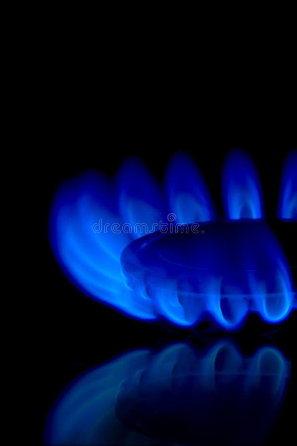 Gas Flames stock image. Image of fire, blue, flame, stove 9012491