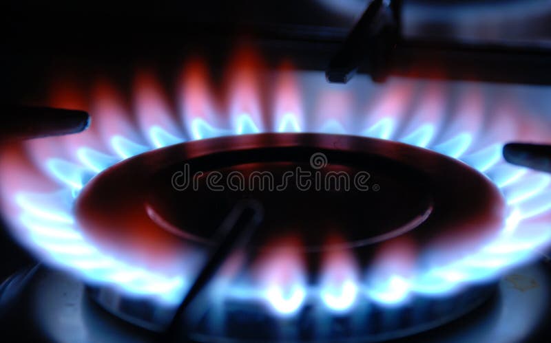 Gas-Flamme stockbild. Bild von flamme - 7723327