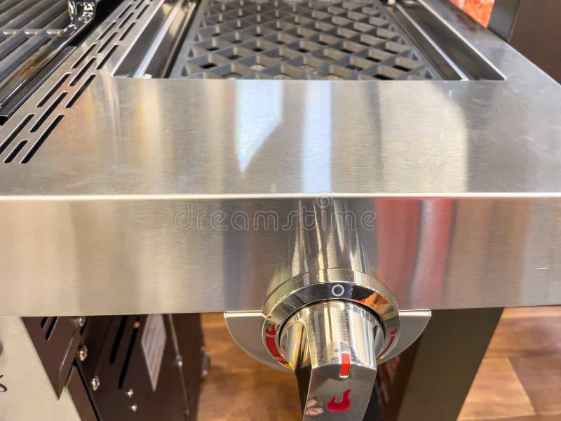 Gas Grill. Gas Grill Grate. Metal Grill Stock Photo Image of horizontal, party 249809922