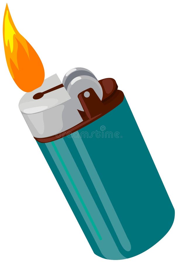 Gas lighters. stock vector. Illustration of background 7299122