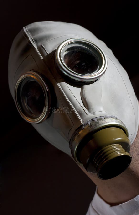 Gas mask danger stock image. Image of dark, anthrax, fear 7957961
