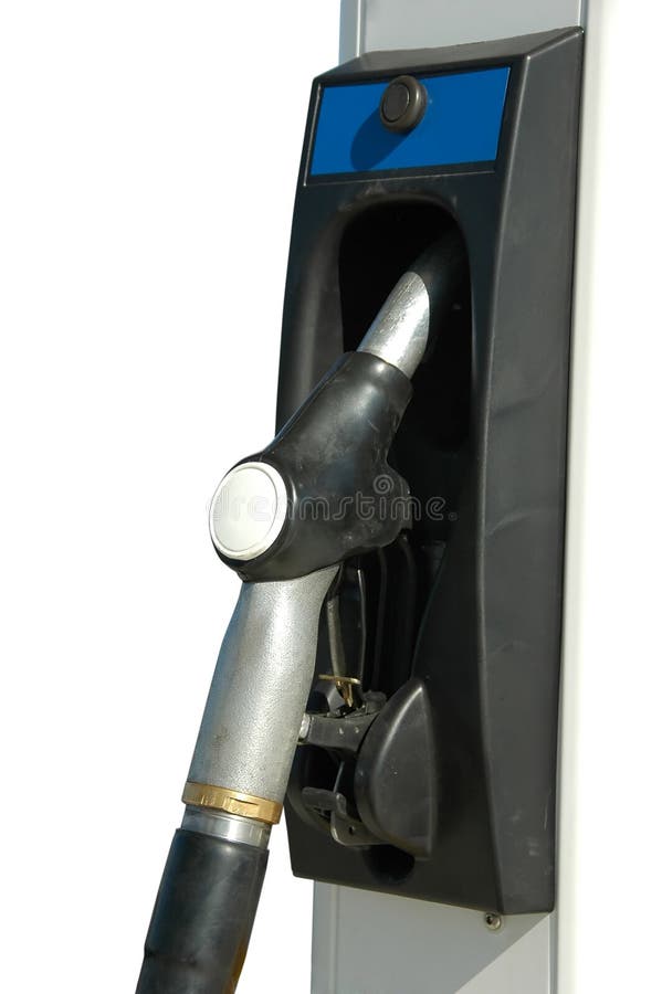 Gas nozzle on a white background