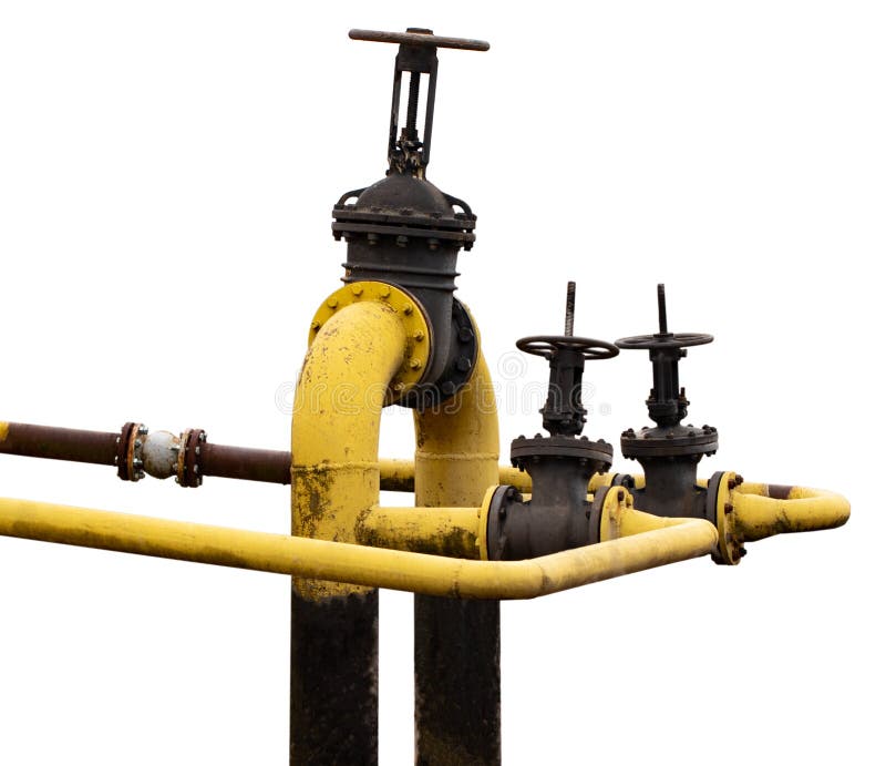 Yellow vent pipe stock photo. Image of pipe, overgrown 113832312