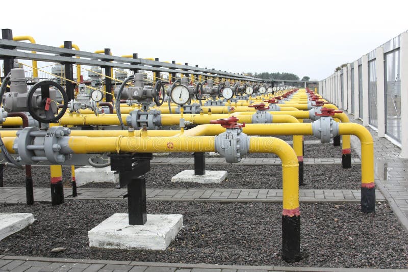 Gas pipes