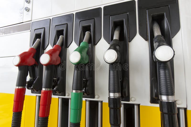 Gas pump filler handle stock image. Image of fuel, vehicle 34183365