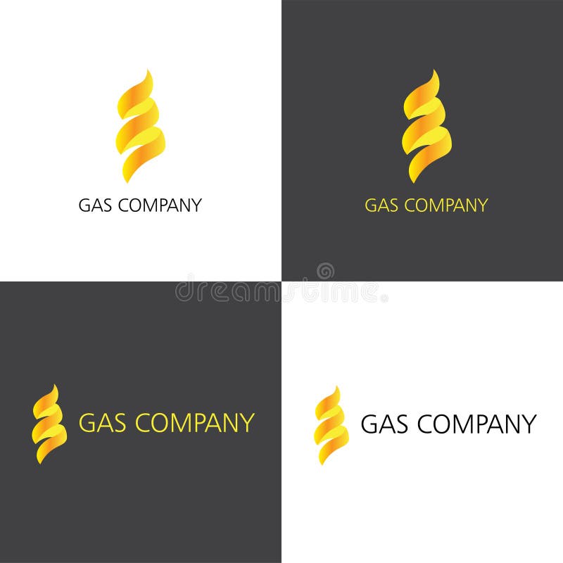 Gas services company logo stock vector. Illustration of energy 93843540