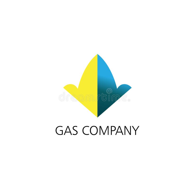 Gas services company logo stock vector. Illustration of communication