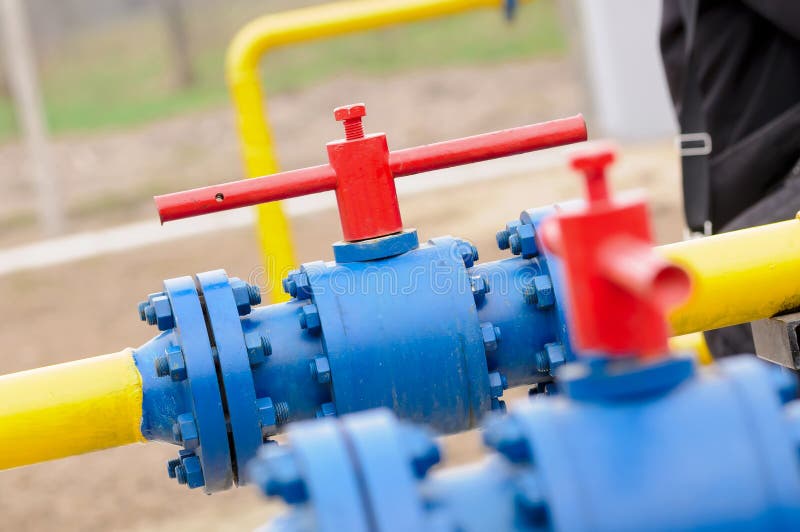 Gas station equipment stock photo. Image of dioxide, manufacturing