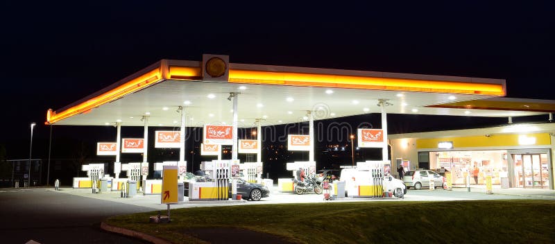 gas station. gas station.