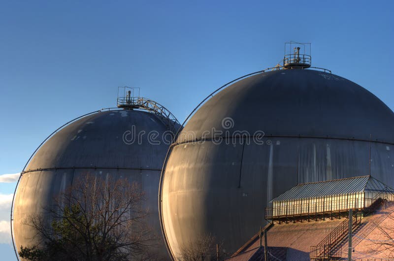Gas tanks stock photo. Image of industry, supply, gastank 4650020