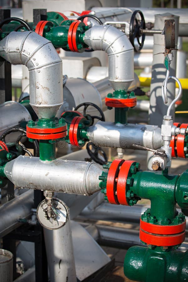 Gas valve for oil stock photo. Image of gasoline, pipe 32479306