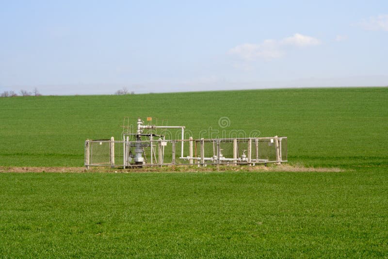 Gas Well stock images