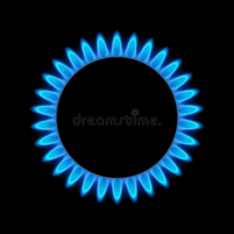Gasflammen-Blauenergie Gasherdbrenner für das Kochen Natürliche Energie des Feuerhitzebutans oder -propans vektor abbildung Gasflammen-Blauenergie Gasherdbrenner für das Kochen Natürliche Energie des Feuerhitzebutans oder -propans vektor abbildung