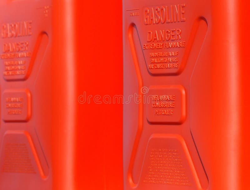 Gasoline Cans stock photo. Image of danger, fuel, flammable 21563102