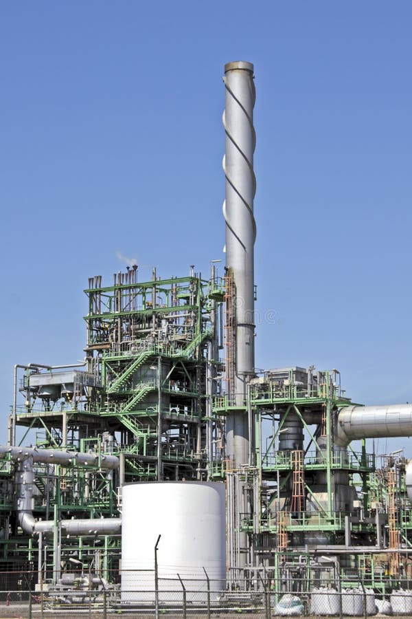 Gasoline Factory in Rotterdam the Netherlands Stock Image Image of