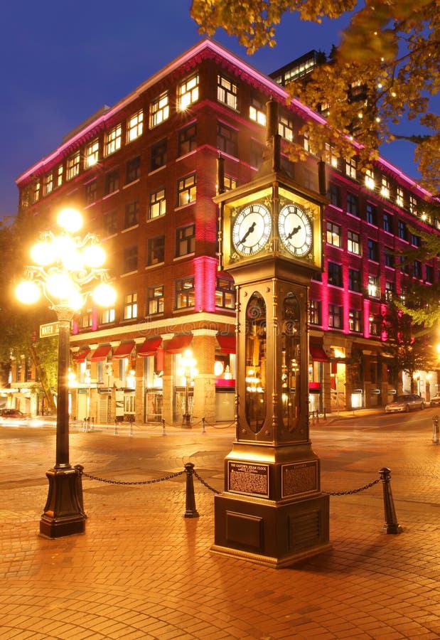 Gastown in Vancouver, Canada royalty free stock photo Gastown in Vancouver, Canada royalty free stock photo