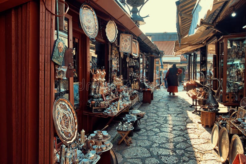 Gatabasar i gamla Sarajevo, Bosnien och Hercegovina