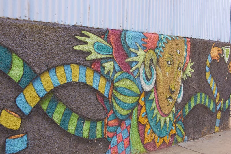 Gatakonst av Valparaiso royaltyfri bild Gatakonst av Valparaiso royaltyfri bild