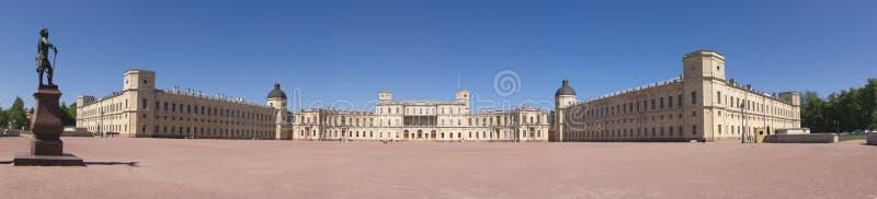 Gatchina palace panorama