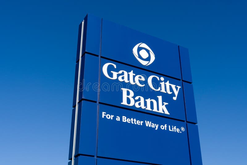 Gate City Bank Exterior and Trademark Logo