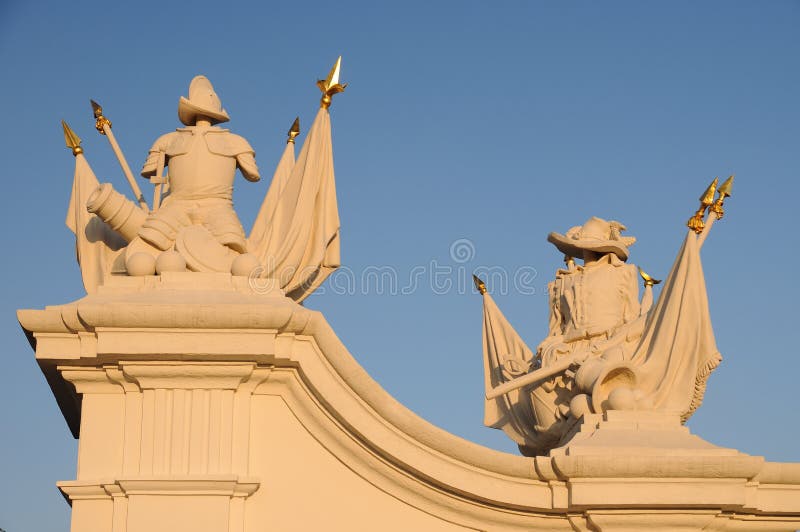 Gate detail of Bratislava castle