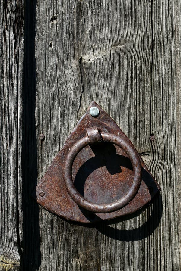 Gate handle stock photo. Image of countryside, wood 124398186