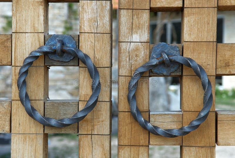 Wooden Gate stock photo. Image of gates, abstract, entering 1341090