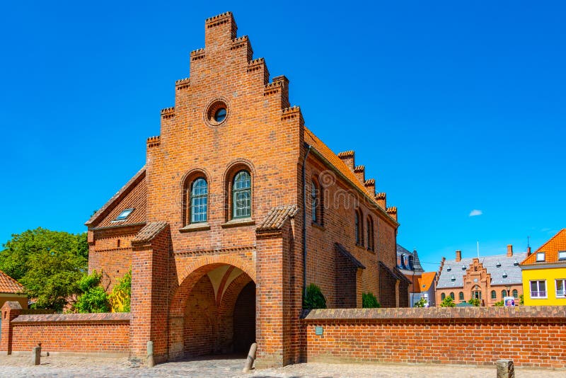 Gate Leading To Soro Klosterkirke Viewed during a Sunny Day in Denmark ...