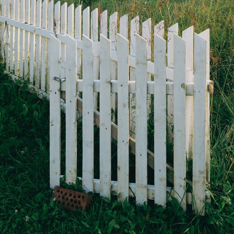 The Gate in the Picket Fence Stock Photo Image of picket, green