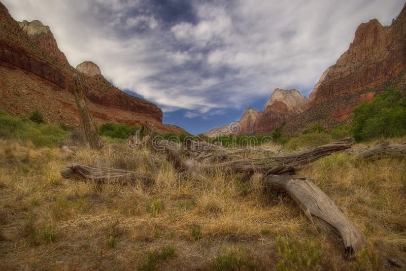 Gate in Zion stock photo. Image of field, breathtaking 3274888