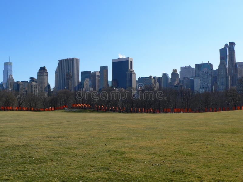 The Gates in Central Park royalty free stock image The Gates in Central Park royalty free stock image
