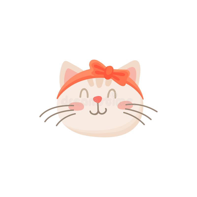 Desenho Animado De Gato Fofo Isolado Emoji Ilustração do Vetor - Ilustração  de sorriso, cômico: 225028066