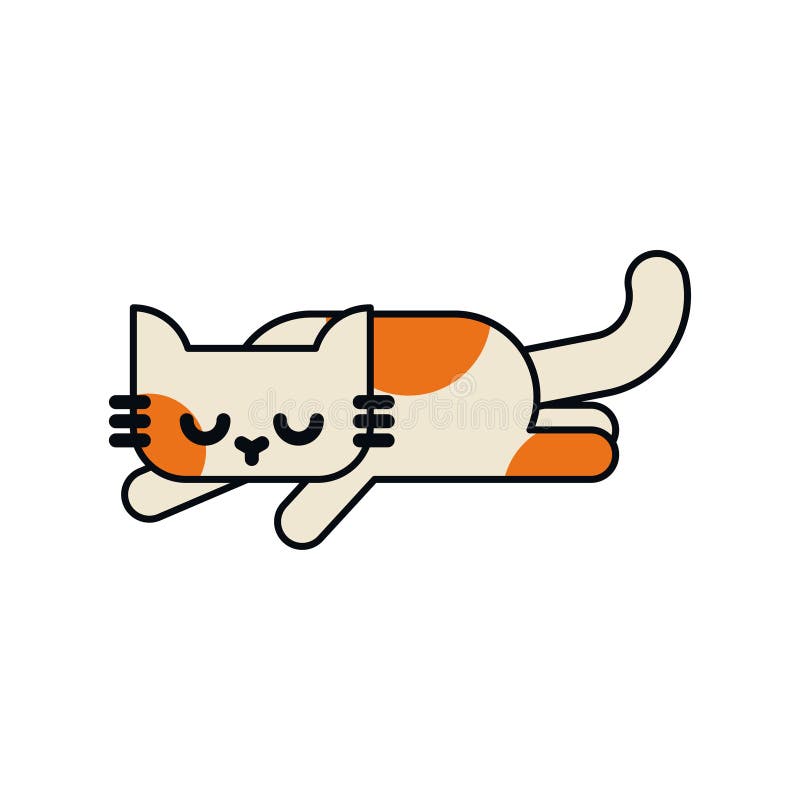 Desenho Animado De Gato Fofo Isolado Emoji Ilustração do Vetor - Ilustração  de cartoon, gatinho: 225027879