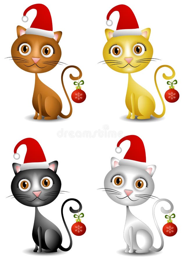 Gatos Dos Desenhos Animados Do Vetor Ilustração do Vetor - Ilustração de  projeto, gatinho: 67285131