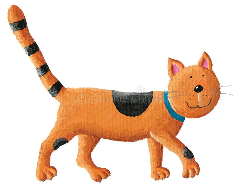 Gato anaranjado ilustración del vector Gato anaranjado ilustración del vector