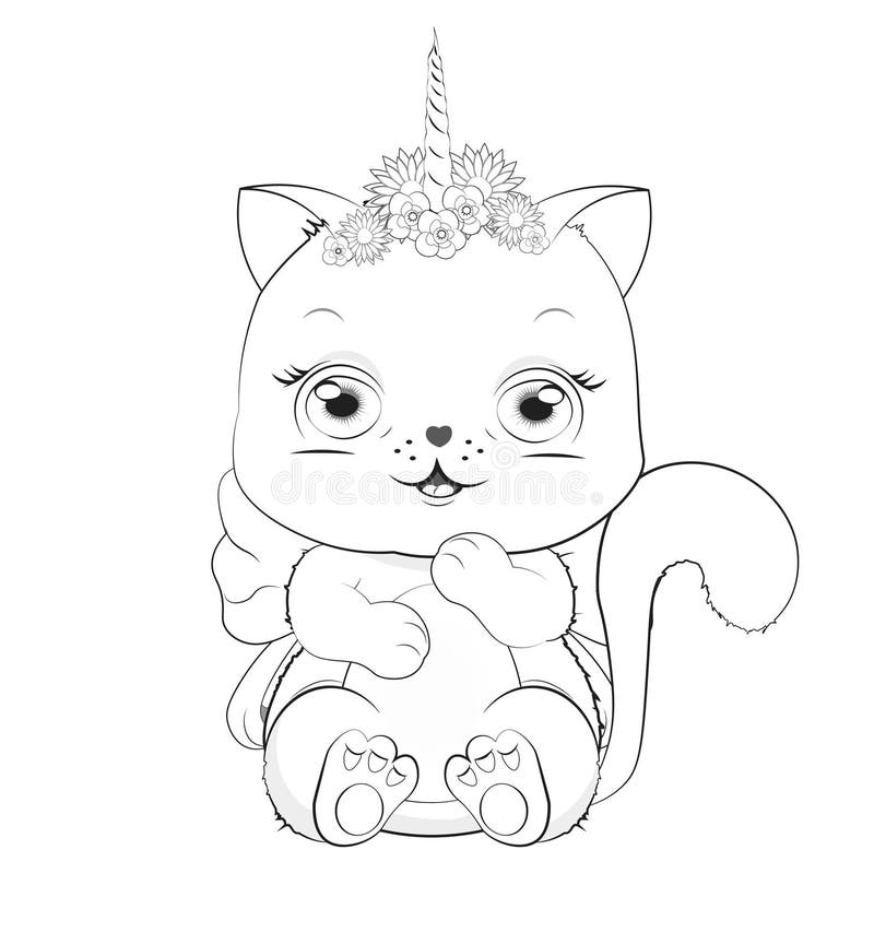 Teste Padrão Dos Gatos Da Garatuja De Kawaii Fundo Animal Bonito Grande  Para O Livro Para Colorir, O Envolvimento, Imprimir, a Te Ilustração do  Vetor - Ilustração de cartoon, divertimento: 143706077