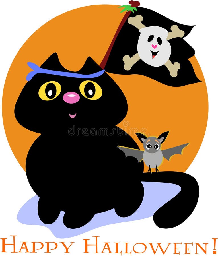 Esqueleto gato preto silhueta gato de halloween com traje de ossos cat  skull icon logo halloween