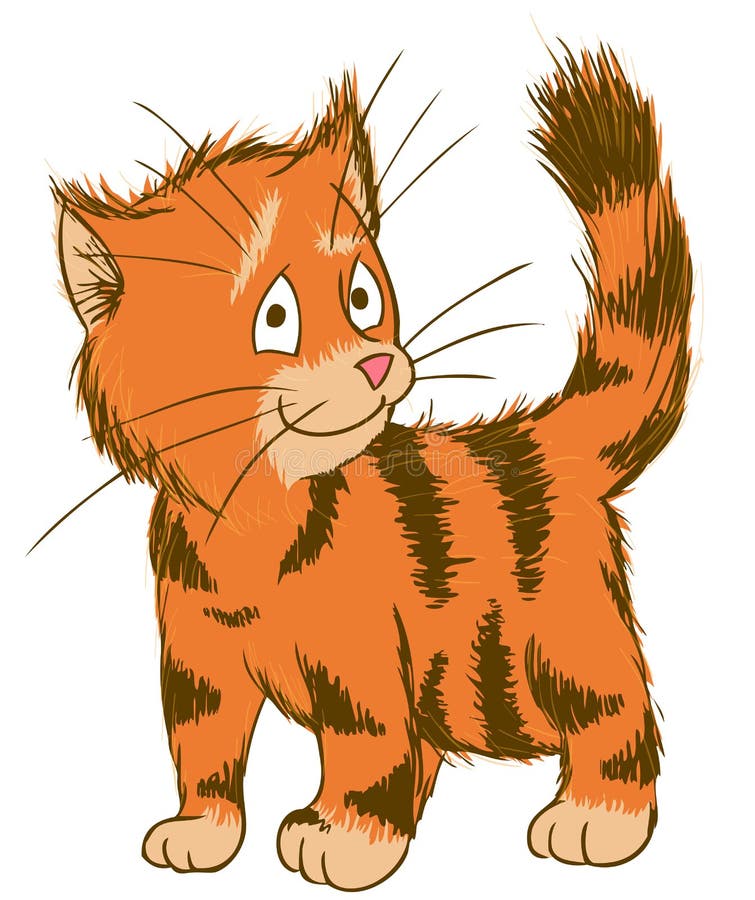 Gato de tabby del jengibre libre illustration Gato de tabby del jengibre libre illustration