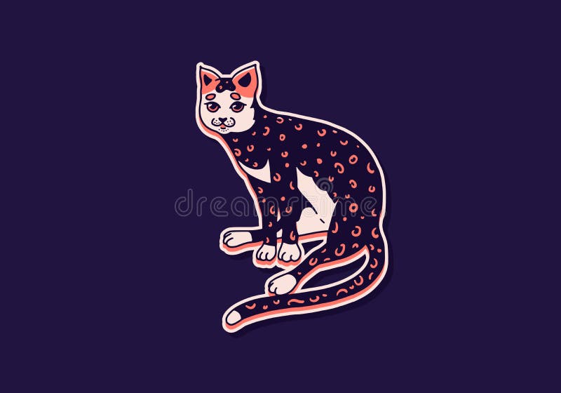 Gatos Vetores e Ilustrações Royalty-Free - iStock  Gato doodle, Desenho de  gato fofinho, Tatuagem gato preto